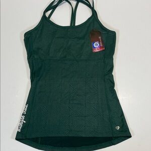 Colosseum Michigan State Spartans Green Strappy Tank Top Womens Size M